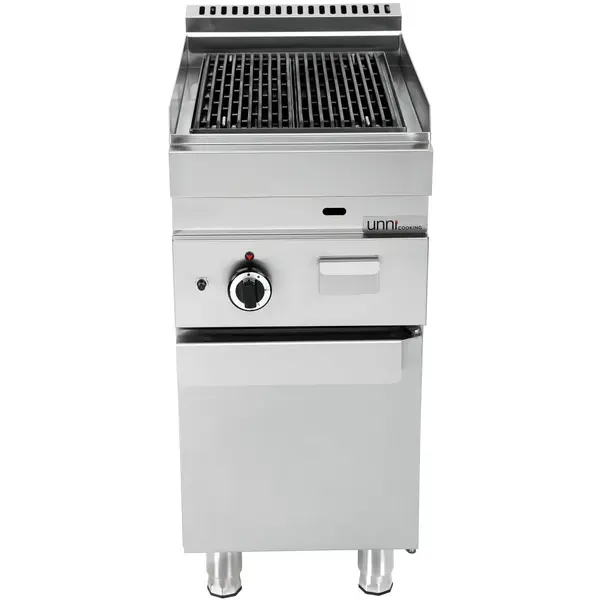 Stoomgrill | 650 SERIE | Elektrisch | Oppervlak 330x500 (RVS) | 50°C/300°C | 6kW (400V) | 400x650x300/540(h)mm