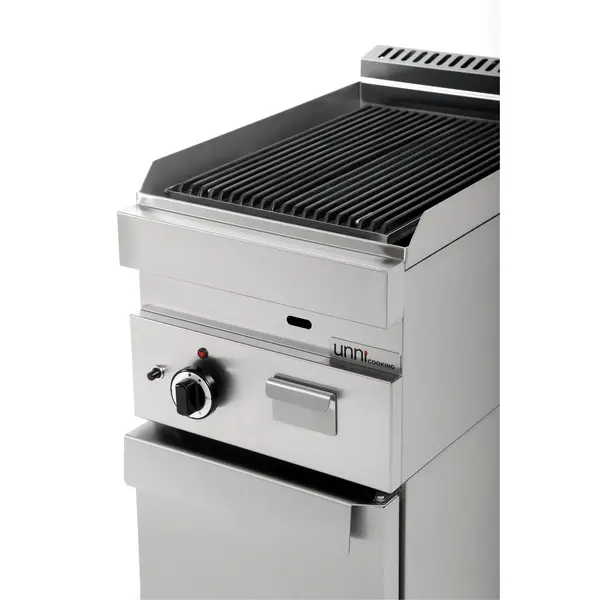 Stoomgrill | 650 SERIE | Elektrisch | Oppervlak 330x500 (RVS) | 50°C/300°C | 6kW (400V) | 400x650x300/540(h)mm