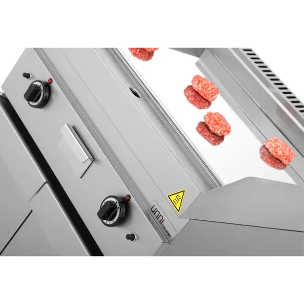 Bak-/Grillplaat | 650 SERIE | Gas | Glad Oppervlak 700x550 (Verchroomd) | 80°C/300°C | 11.5kW | Piëzo Ontsteking | 700x650x300/540(h)mm