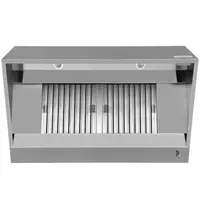 UNNINOX Afzuigkap | Doosmodel | Incl. Motor | 1500m³/u | Regelaar + Verlichting | 1200x950x520(h)mm