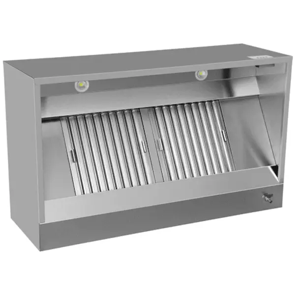 Afzuigkap | Doosmodel | Incl. Motor | 1400m³/u | Regelaar + Verlichting | 1200x950x520(h)mm