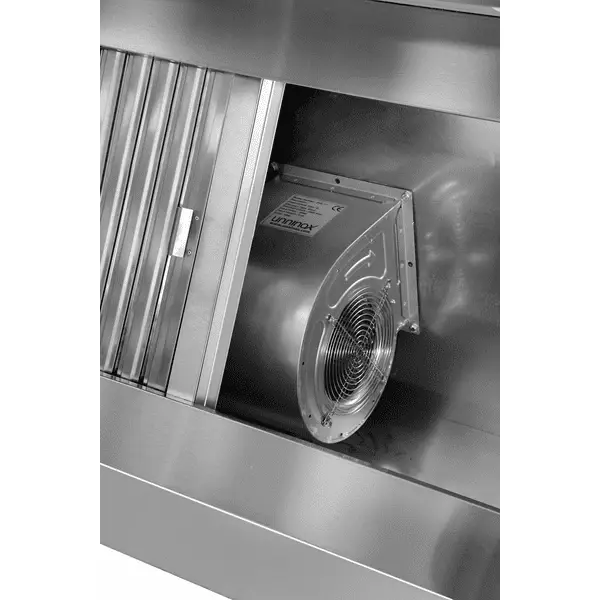 Afzuigkap | Doosmodel | Incl. Motor | 1400m³/u | Regelaar + Verlichting | 1200x950x520(h)mm