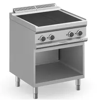 MBM Italy Fornuis | MAGISTRA PLUS 700 | Elektrisch | 4 Kookpunten (300x300) | 10kW (400V) | Open Onderkast | 700x714x850(h)mm