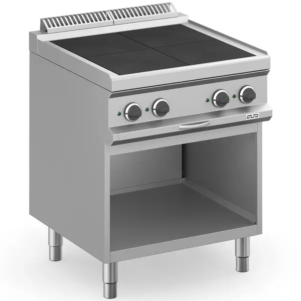 Fornuis | MAGISTRA PLUS 700 | Elektrisch | 4 Kookpunten (300x300) | 10kW (400V) | Open Onderkast | 700x714x850(h)mm