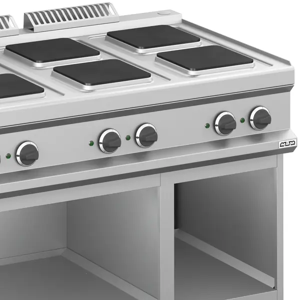 Fornuis | MAGISTRA PLUS 700 | Elektrisch | 6 Kookpunten (220x220) | 15.6kW (400V) | Open Onderkast | 1100x714x850(h)mm