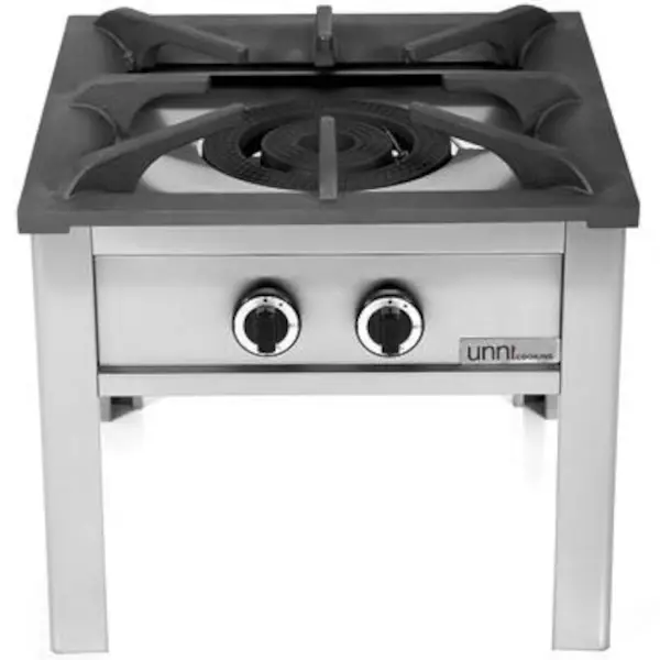 Hokker | Gas | 2 Branders (Dubbele Ring) | 15kW | 600x600x550(h)mm