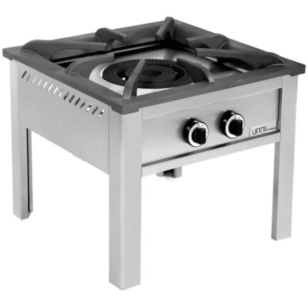 Hokker | Gas | 2 Branders (Dubbele Ring) | 22kW | 600x600x600(h)mm