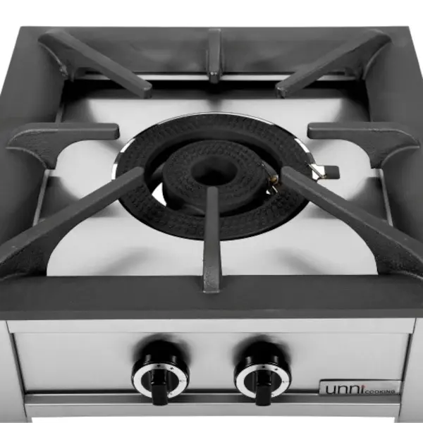 Hokker | Gas | 2 Branders (Dubbele Ring) | 28kW | 600x600x600(h)mm