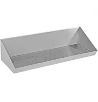 UNNINOX Frites-Uitschepbak | RVS | Ophangbeugel | Diepte 300mm | Hoogte 200mm | Breedte 600-1500mm