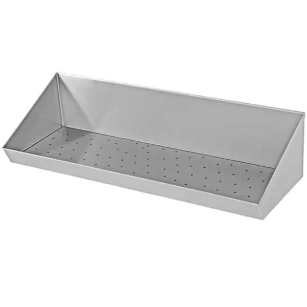Frites-Uitschepbak | RVS | Ophangbeugel | Diepte 300mm | Hoogte 200mm | Breedte 600-1500mm