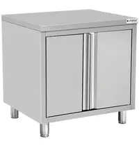 UNNINOX Werktafel | RVS | 2 Draaideuren | 700x700x850(h)mm