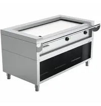 UNNI-COOKING Teppanyaki Grillplaat | Gas | Met Onderkast | 8.5kW | 1 Brander | 1440x770x850(h)mm