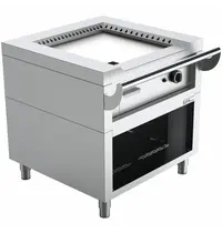 UNNI-COOKING Teppanyaki Grillplaat | Gas | Met Onderkast | 1 Brander | 8.5kW | 800x770x850(h)mm