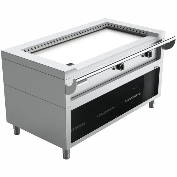 Teppanyaki Grillplaat | Gas | Met Onderkast | 2 Branders | 18.4kW | 1440x770x850(h)mm