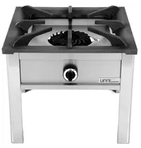 UNNI-COOKING Hokker | Gas | 1 Brander (Enkele Ring) | 12kW | 600x600x550(h)mm 