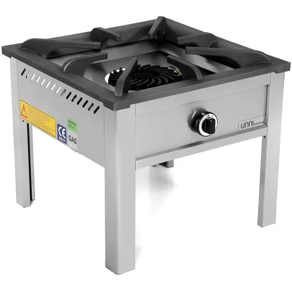 Hokker | Gas | 1 Brander (Enkele Ring) | 12kW | 600x600x550(h)mm