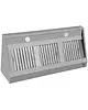 UNNINOX RVS afzuigkap schuinmodel | 1800x700x400(h)mm 