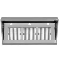 UNNINOX RVS afzuigkap schuinmodel | 2000x950x400(h)mm