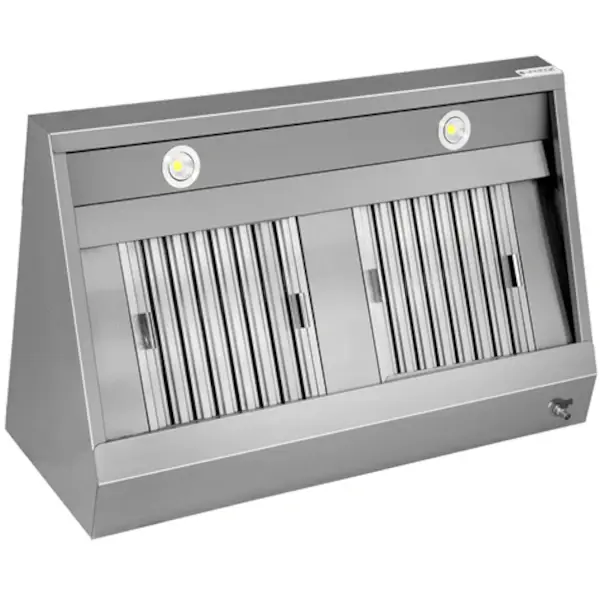 RVS afzuigkap schuinmodel | 1000x700x400(h)mm