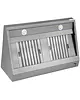 UNNINOX RVS afzuigkap schuinmodel | 1000x700x400(h)mm 