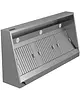 UNNINOX Afzuigkap | Schuin Model | Incl. Motor | 2200m³/u | Regelaar + Verlichting | 3000x950x520(h)mm 