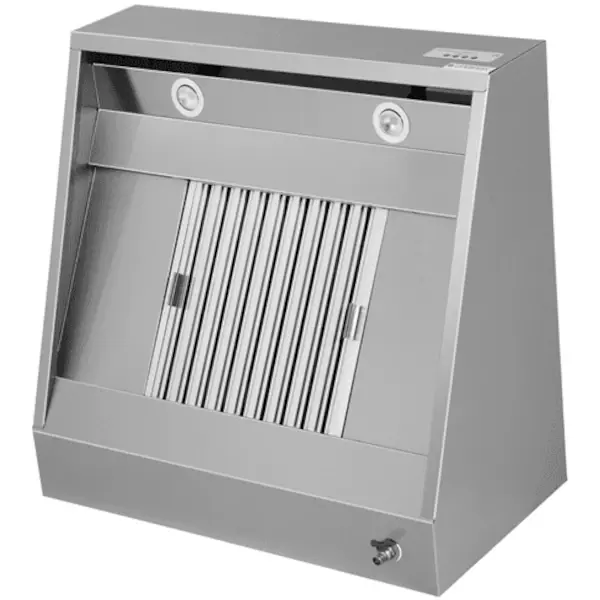 Afzuigkap | Schuin Model | Incl. Motor | 1400m³/u | Regelaar + Verlichting | 1000x950x520(h)mm