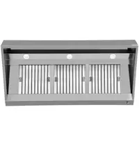 UNNINOX Afzuigkap Schuinmodel | RVS | 2200x950x400(h)mm