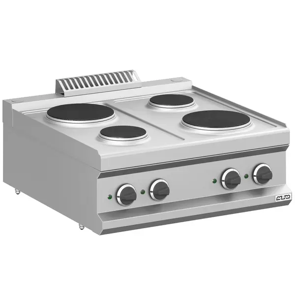 Fornuis | MAGISTRA PLUS 700 | Elektrisch | 4 Kookpunten (Ø145/200) | 8.2kW (400V) | 700x714x250(h)mm