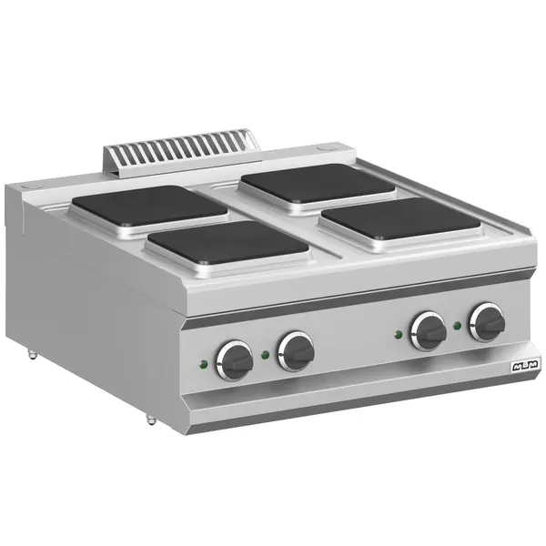 Fornuis | MAGISTRA PLUS 700 | Elektrisch | 4 Kookpunten (220x220) | 10.4kW (400V) | 700x714x250(h)mm