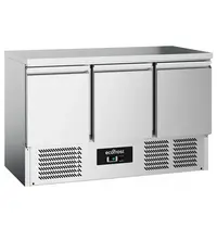 Ecofrost Koelwerkbank | 368L | 3 Deuren (1/1 GN) | +2°C/+8°C | Statisch + Ventilator | 1365x700x876(h)mm 