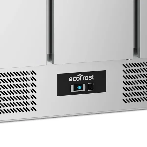 Koelwerkbank | 368L | 3 Deuren (1/1 GN) | +2°C/+8°C | Statisch + Ventilator | 1365x700x876(h)mm