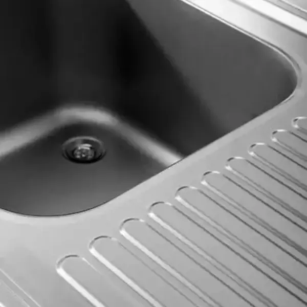 Spoelwerktafel | RVS | Links 1 Spoelbak + Bodemschap | Zelfmontage | Met Achteropstand | 1400x700x850(h)mm