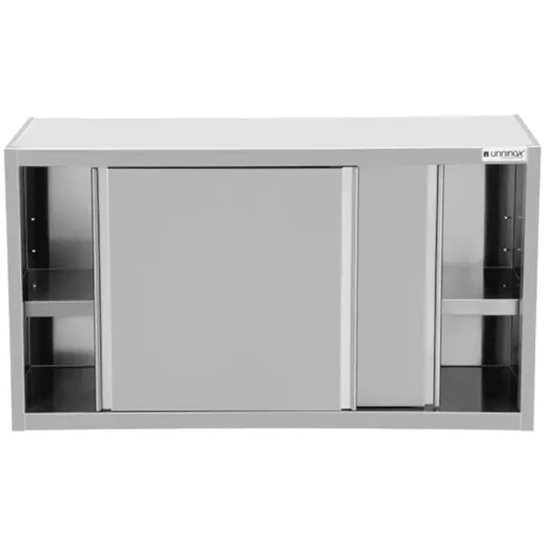 Wandkast | RVS | Schuifdeuren | Diepte 400 | Hoogte 660 | Breedte 1000-2000