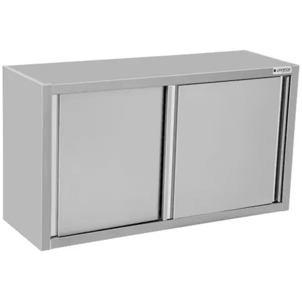 Wandkast | RVS | Schuifdeuren | Diepte 400 | Hoogte 660 | Breedte 1000-2000