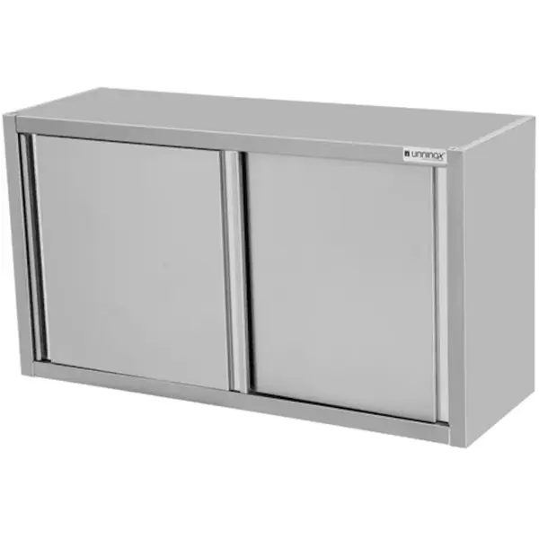 Wandkast | RVS | Schuifdeuren | Diepte 400 | Hoogte 660 | Breedte 1000-2000