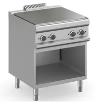 MBM Italy Doorkookplaat | MAGISTRA PLUS 700 | Elektrisch | 4 Zones | 9kW (400V) | Open Onderkast | 700x714x850(h)mm