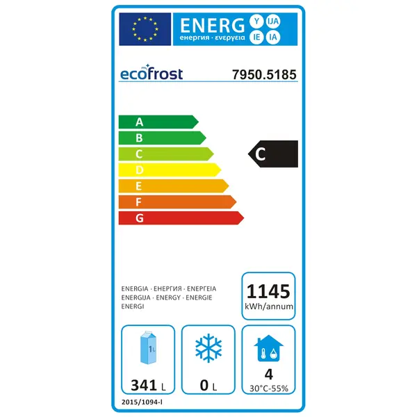 Koelwerkbank | 417L | 6 Laden (1/1 GN) | +2°C/+8°C | Geforceerd | 1795x700x850(h)mm