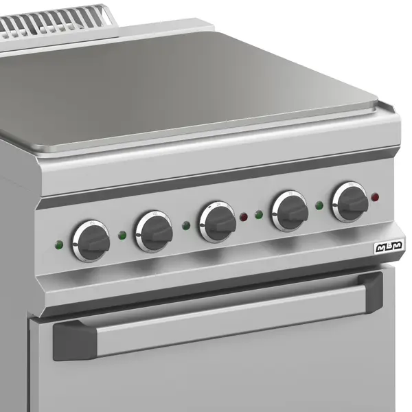 Doorkookplaat  + Oven | MAGISTRA PLUS 700 | Elektrisch | 4 Zones + 2/1 GN Oven | 14.3kW (400V) | 700x714x850(h)mm