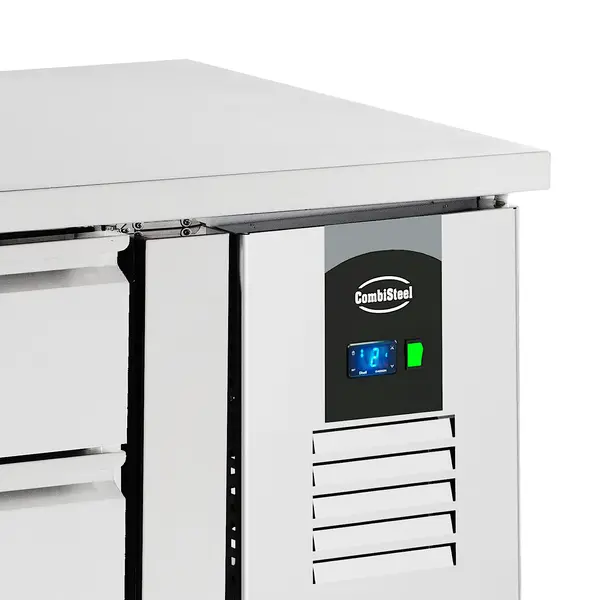 Koelwerkbank | STANDARD LINE | Laag Model | 302L | 6 Laden (1/1 GN) | +2°C/+8°C | Geforceerd | 1600x700x650(h)mm