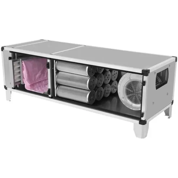 Geurfilterkast FGFK | 10A | 6000m3/u | 24 Carbonfilters | 230V | 1.1kW | 2005x980x670(h)mm