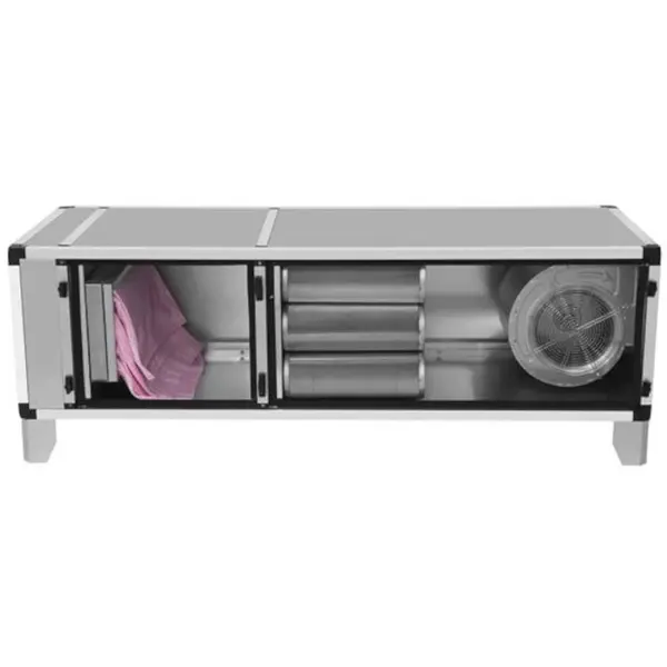 Geurfilterkast FGFK-08 | 3.5A | 2500m3/u | 8 Carbonfilters | 230V | 0.25kW | 1800x670x500(h)mm