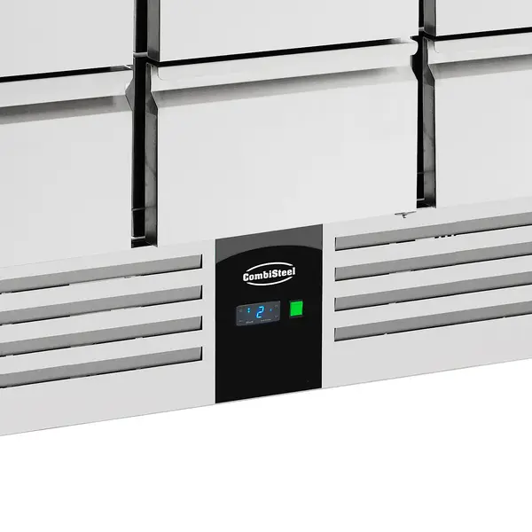 Koelwerkbank | COMPACT LINE | 400L | 6 Laden (1/1 GN) | +2°C/+8°C | Statisch + Ventilator | 1365x700x875(h)mm