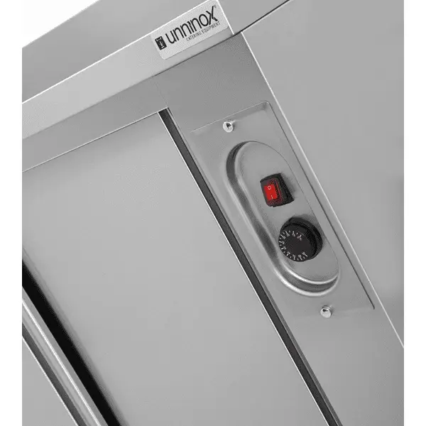 Warmhoudkast | RVS | 30°C/80°C | Geventileerd | Schuifdeuren | 230V | Diepte 700 | Hoogte 850 | Breedte 1000-2000