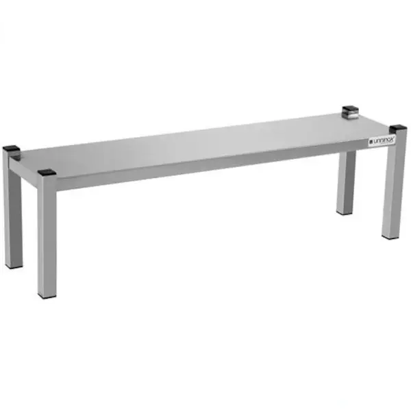 Etagere | RVS | 1 Niveau | Diepte 300 | Hoogte 350 | Breedte 1000-2000