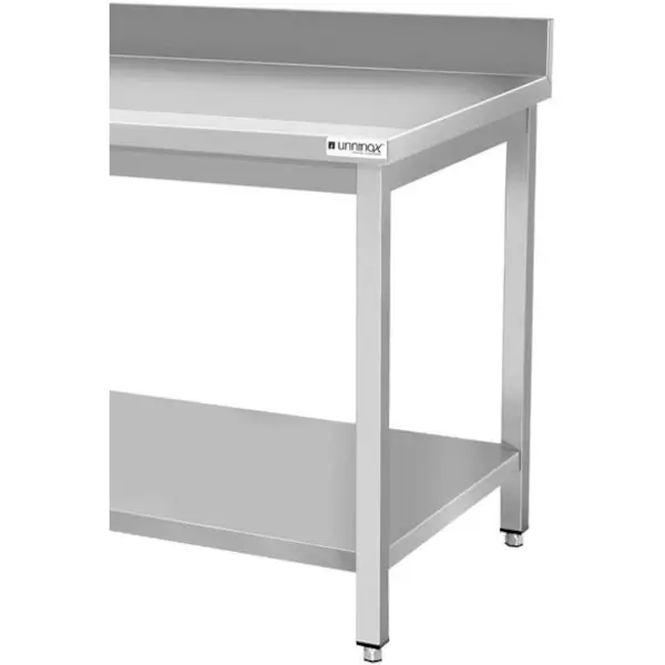 Werktafel | RVS | Zelfmontage | Bodemschap | Diepte 700mm | Hoogte 850/900mm | Breedte 700-2000mm | Achteropstand