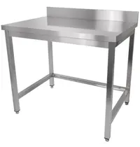 UNNINOX Werktafel | RVS | Zelfmontage | Diepte 700mm | Hoogte 850/900mm | Breedte 700-2000mm | Achteropstand