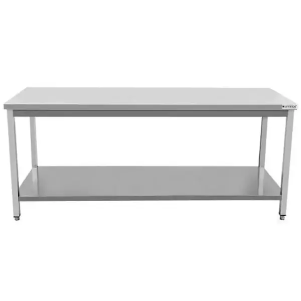 Werktafel | RVS | Zelfmontage | Bodemschap | Diepte 700mm | Hoogte 850/900mm | Breedte 700-2000mm