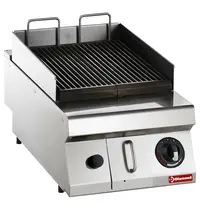 Diamond High Power Grill | MAXIMA 700+ | Gas | Oppervlak 371x472 (Gietijzer) | 7kW | Piëzo Ontsteking | 400x700x265/424(h)mm