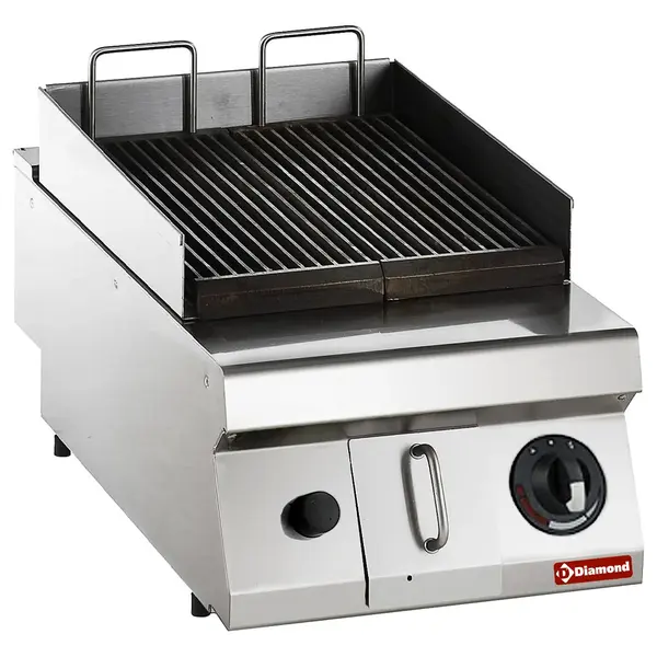 High Power Grill | MAXIMA 700+ | Gas | Oppervlak 371x472 (Gietijzer) | 7kW | Piëzo Ontsteking | 400x700x265/424(h)mm
