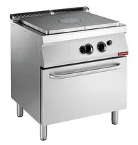 Diamond Doorkookplaat + Oven | MAXIMA 700+ | Gas | 10.5kW + 2/1 GN Oven (6kW) | Waakvlam/Piëzo | 800x900x850/865(h)mm 